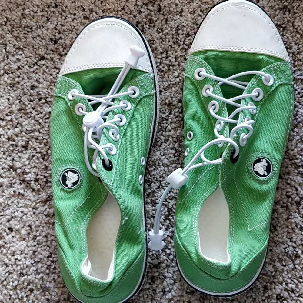 Crocs sneaker Kelly green women's 10 or men's 8